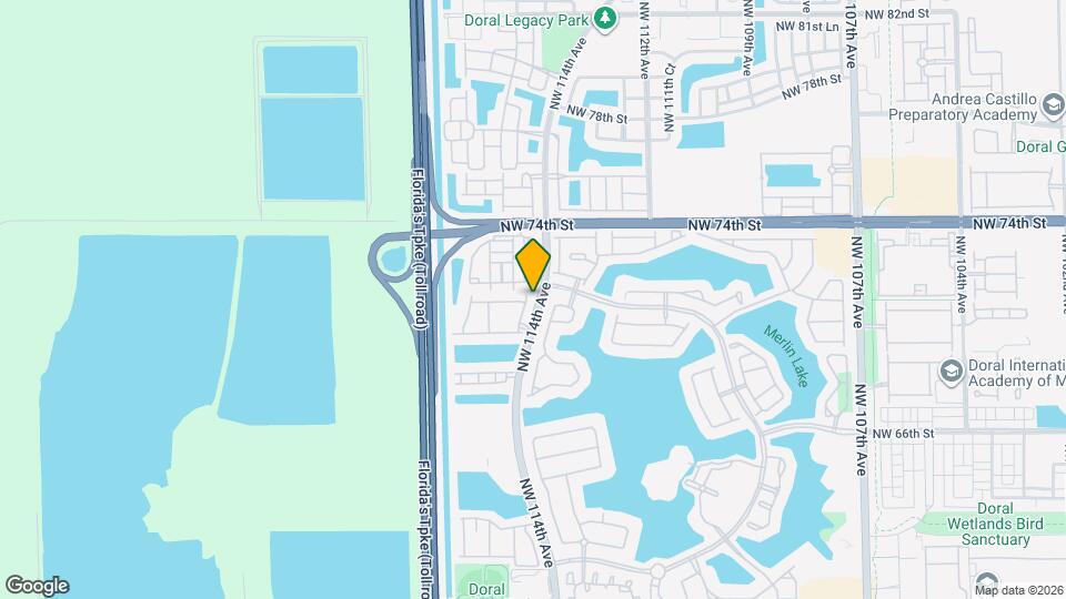 7131 NW 114th Ct Map and Location Details