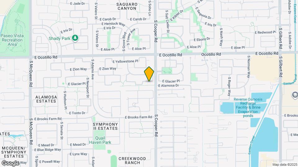 1967 E Glacier Pl Map and Location Details