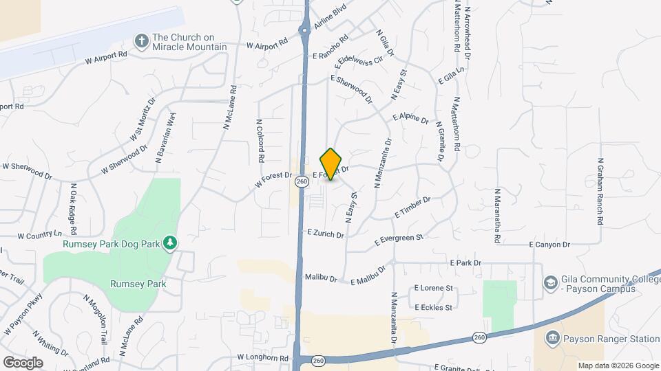 204 E Jura Cir Map and Location Details