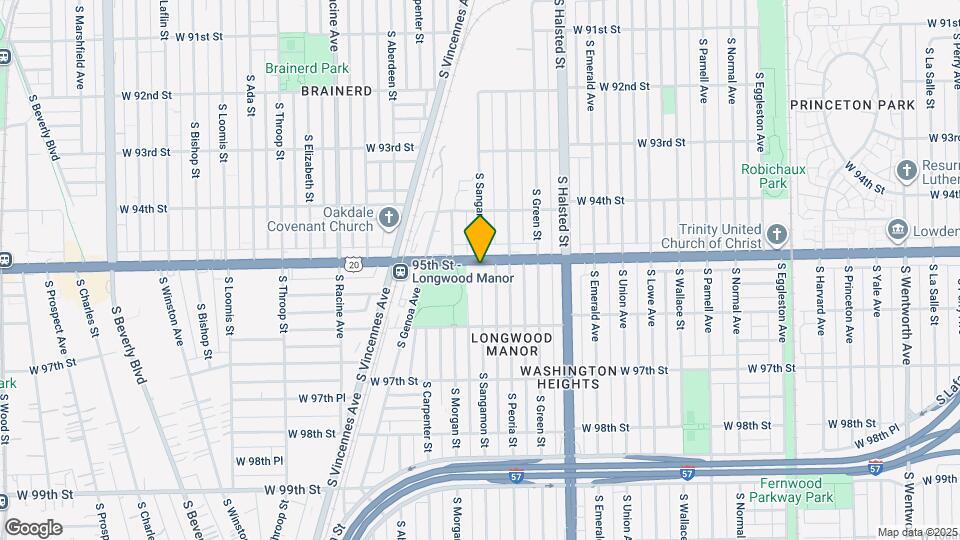 933 W 95th St Mapa y Detalles de la Ubicación