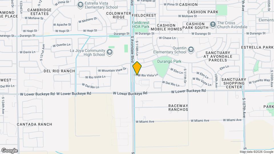 11457 W Rio Vista Ln Mapa y Detalles de la Ubicación