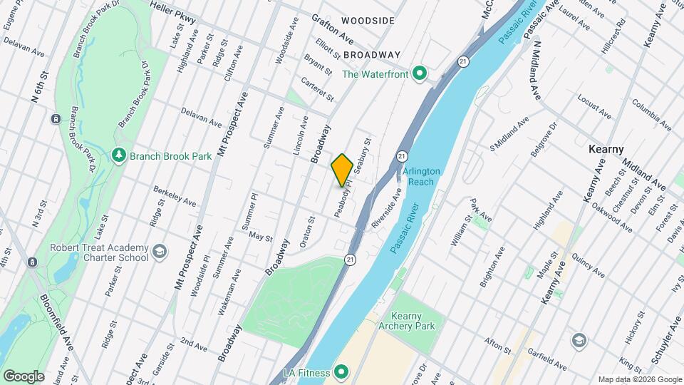 100 Peabody Pl Map and Location Details