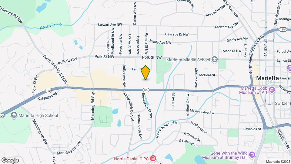 52 Debonaire Dr NW Map and Location Details