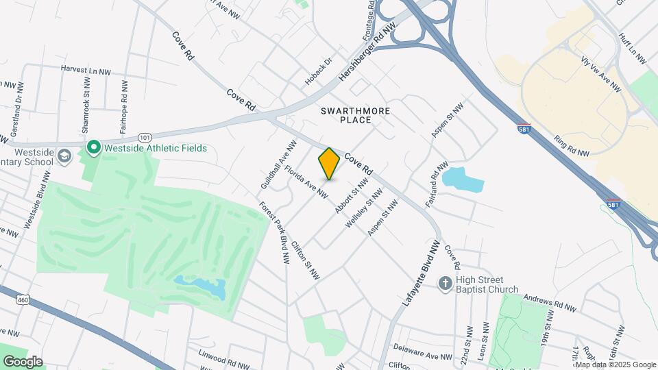 1515 Fresno St NW Map and Location Details