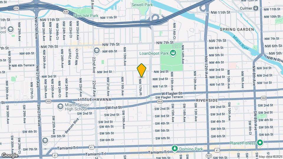 139 NW 17th Pl Map and Location Details