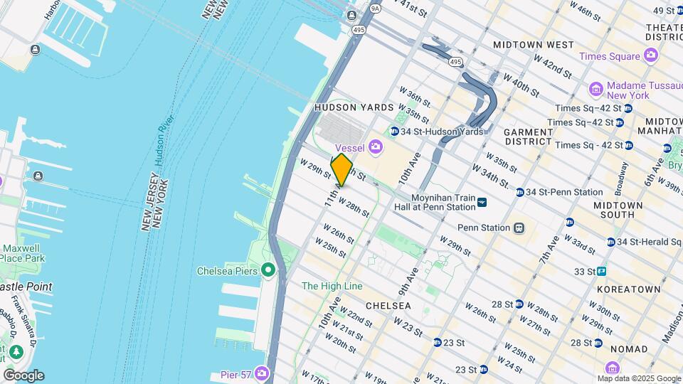 Avalon West Chelsea Mapa y Detalles de la Ubicación
