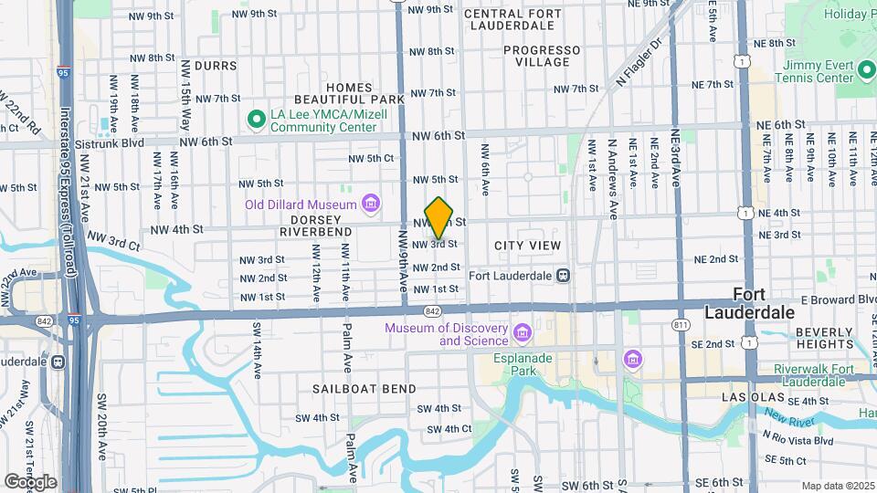 216 NW 8th Ave, Unit A1 Map and Location Details