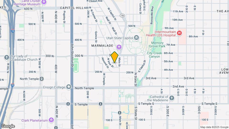 237 N Center St Map and Location Details