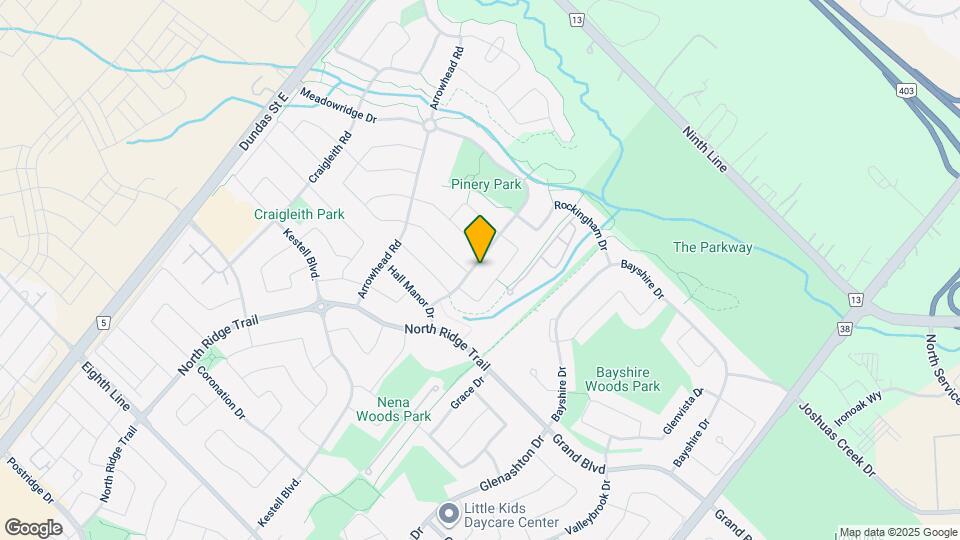 1388 Pinery Crescent Map and Location Details