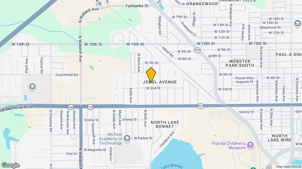 1110 N Brunnell Pkwy Mapa y Detalles de la Ubicación
