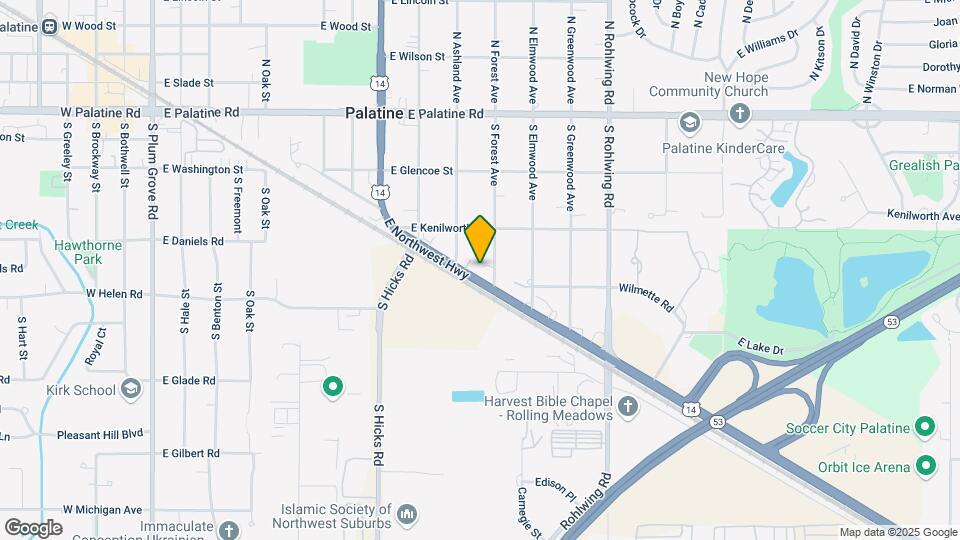552 E Northwest Hwy Map and Location Details