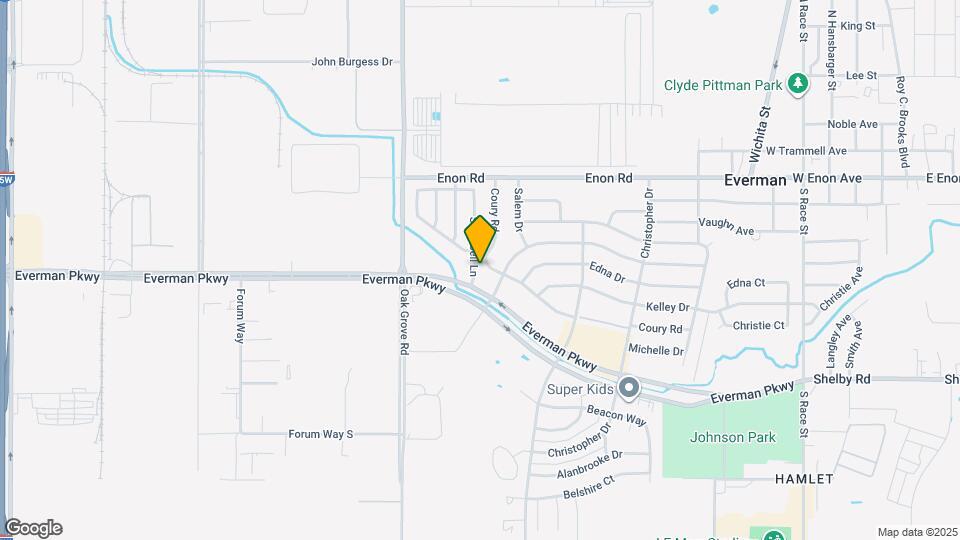 8617 Silverbell Ln Mapa y Detalles de la Ubicación