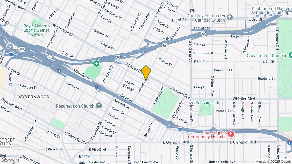 920 Spence St Map and Location Details