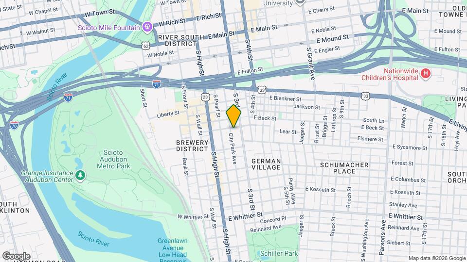 610 City Park Ave Map and Location Details