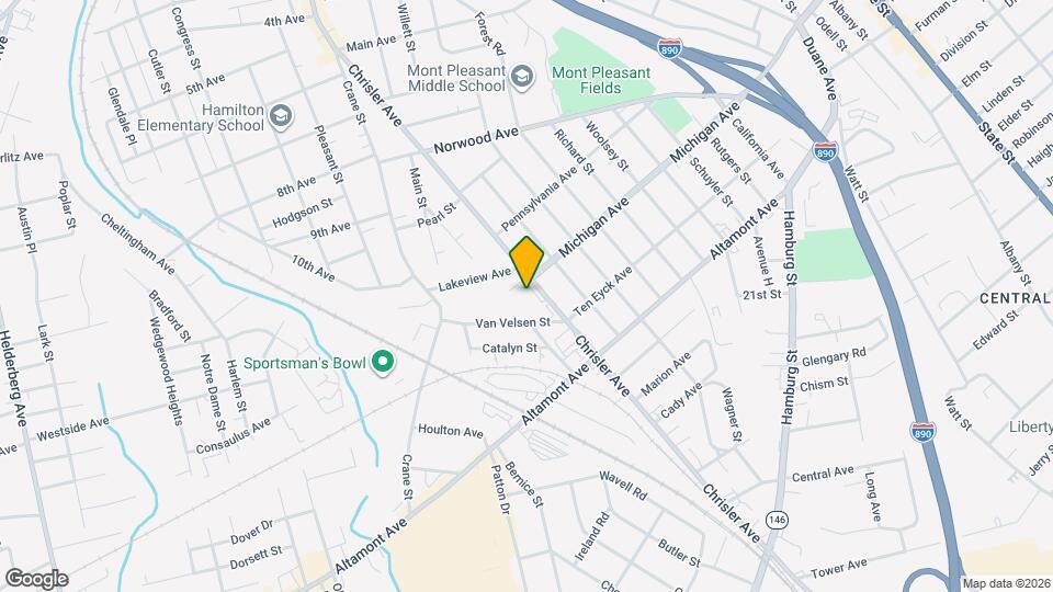 Mont Pleasant Commons Map and Location Details