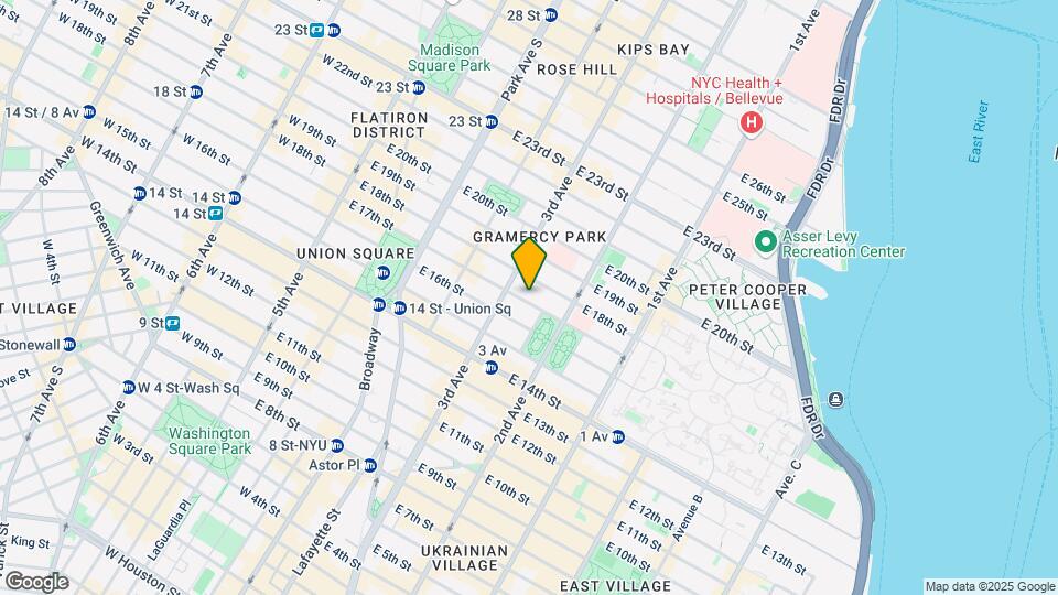 215 E 17th St Map and Location Details