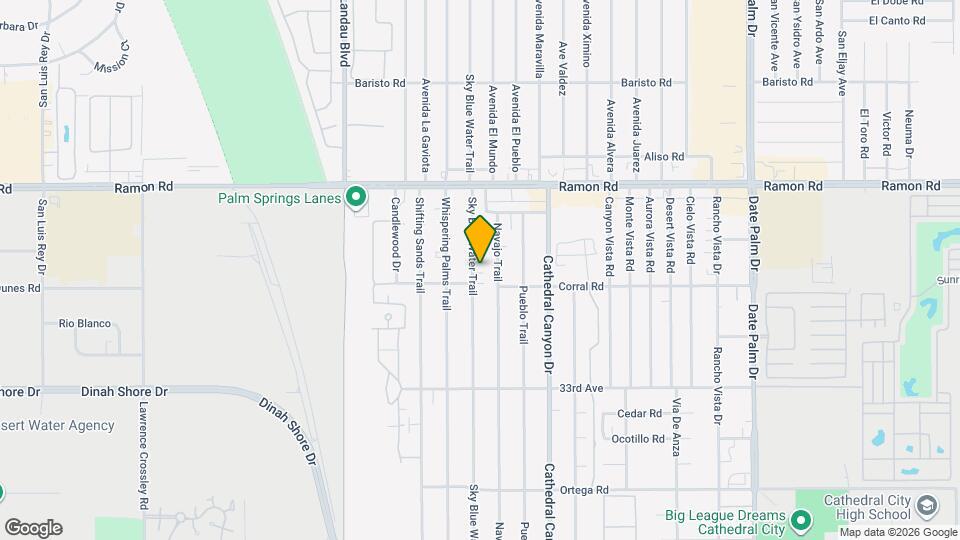 32400 Sky Blue Water Trail Map and Location Details