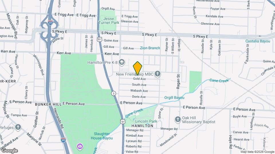 1402 Gold Ave Map and Location Details