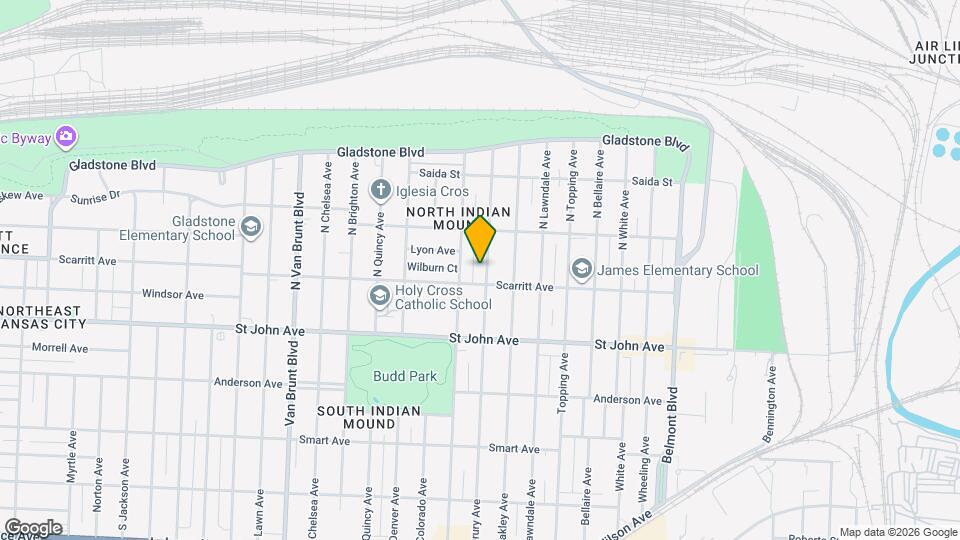 312 N Drury Ave Map and Location Details