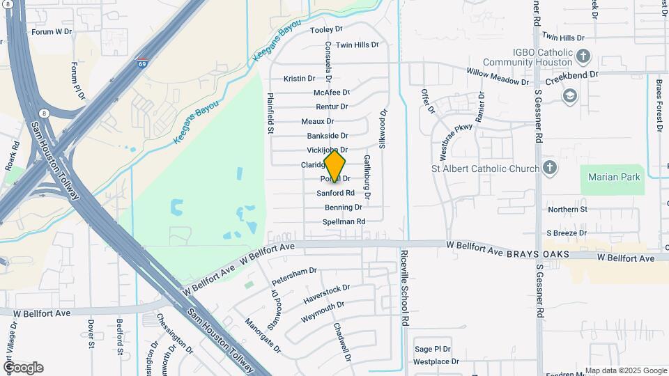 9306 Sanford Rd Map and Location Details