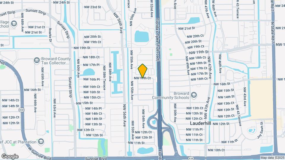 5400 NW 17th Ct Map and Location Details