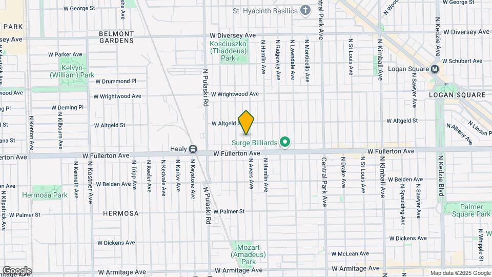 2428 N Avers Ave, Unit 2 Mapa y Detalles de la Ubicación