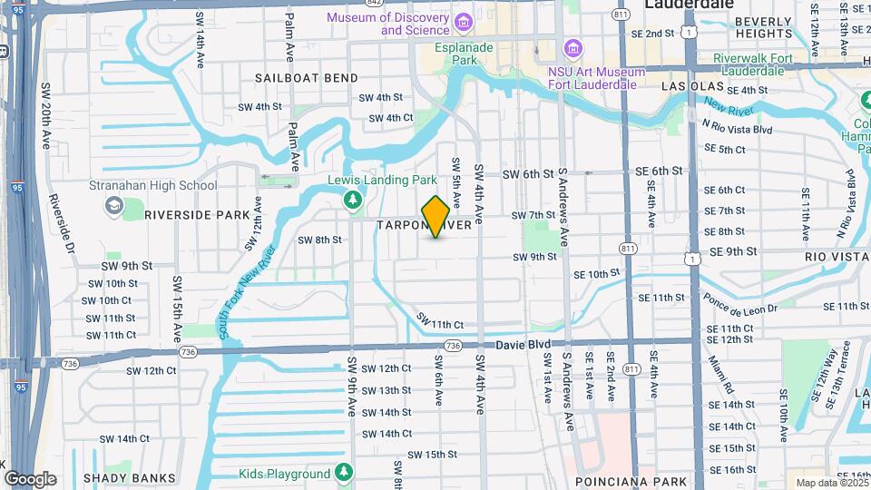 600 SW 8th St Map and Location Details