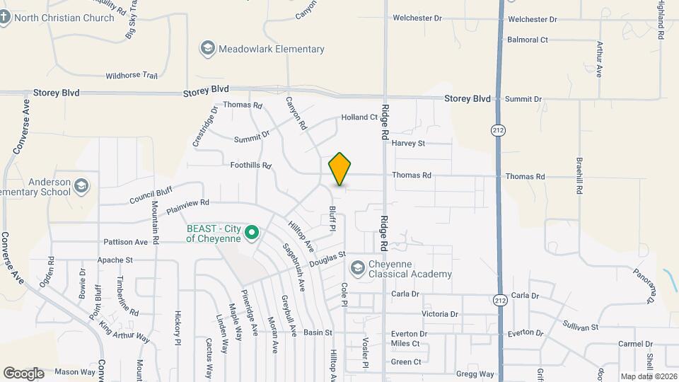 5605 Bluff Pl Map and Location Details