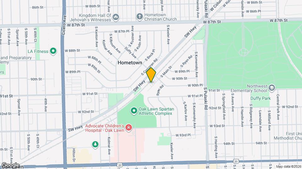 9060 S Main St Map and Location Details