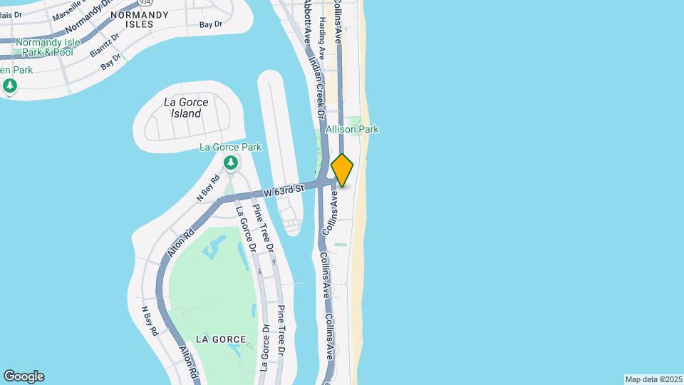 6061 Collins Ave Map and Location Details