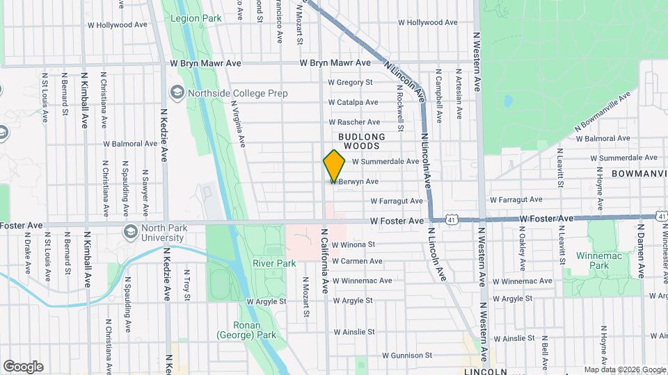 2745 W Berwyn Ave Map and Location Details