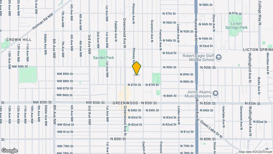 8728 Phinney Ave Mapa y Detalles de la Ubicación