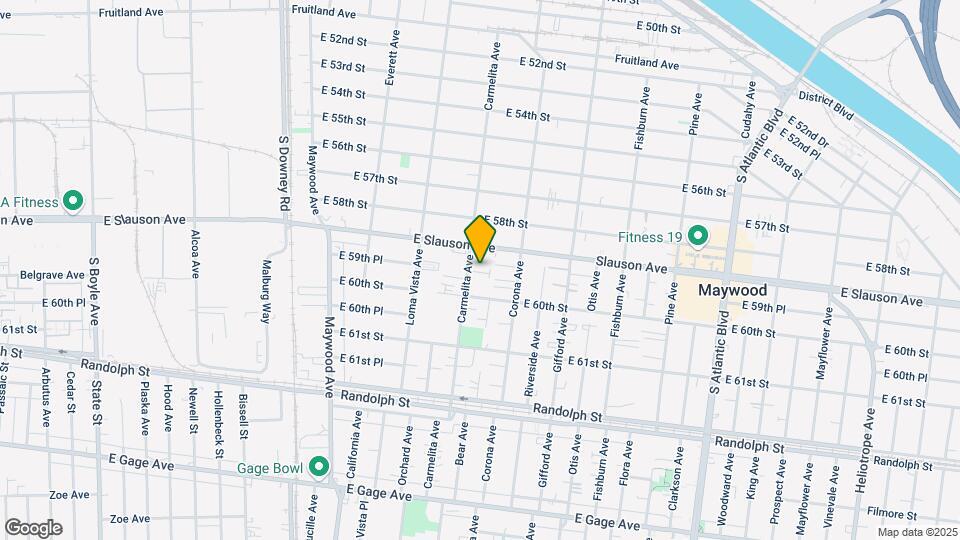 5930 Carmelita Ave Map and Location Details
