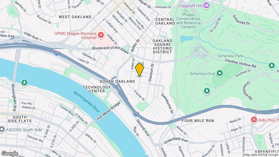 3253 Ward St Map and Location Details