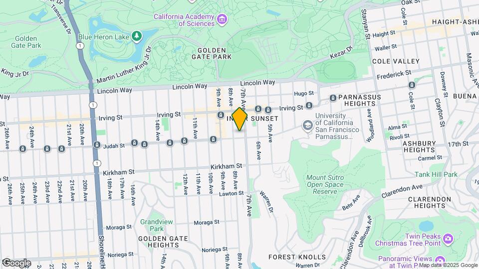 224 Judah St Map and Location Details