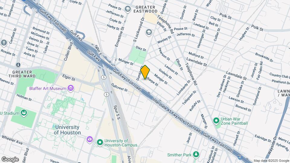 1419 Lombardy St Map and Location Details