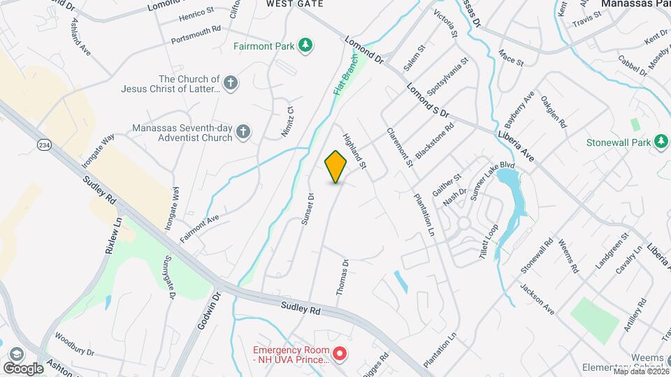 8310 Rolling Rd Map and Location Details