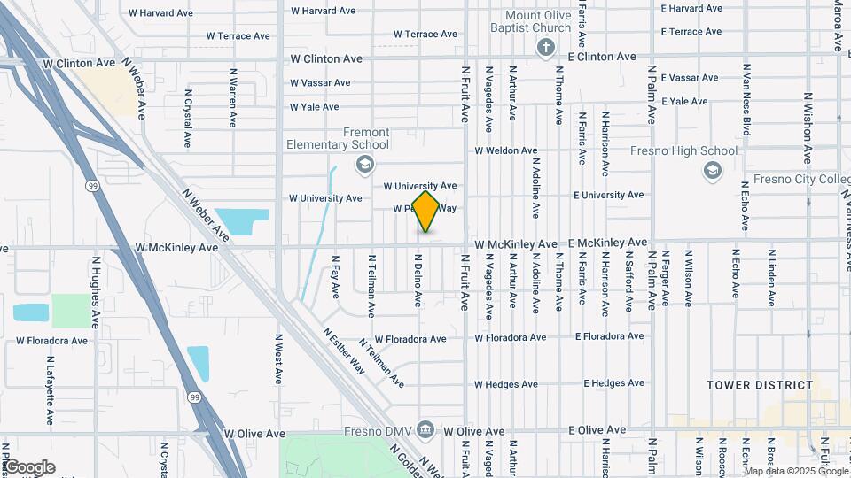 640 W McKinley Ave Map and Location Details