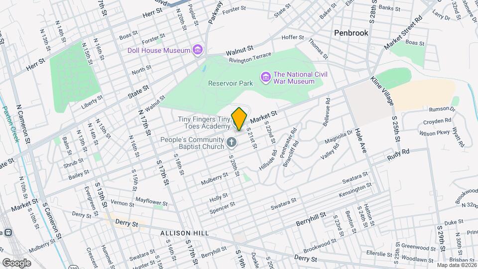 2042 Zarker St Mapa y Detalles de la Ubicación