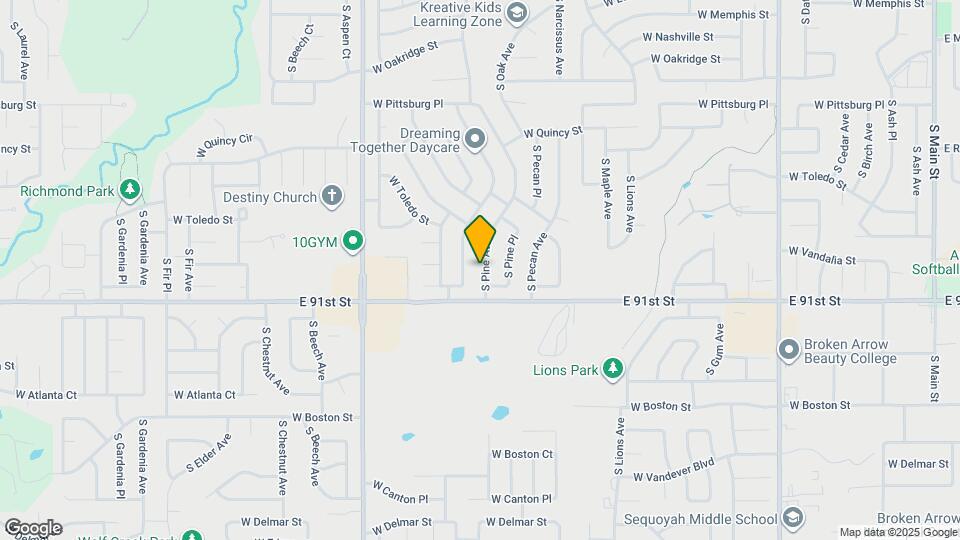 1756 S Pine Ave Map and Location Details