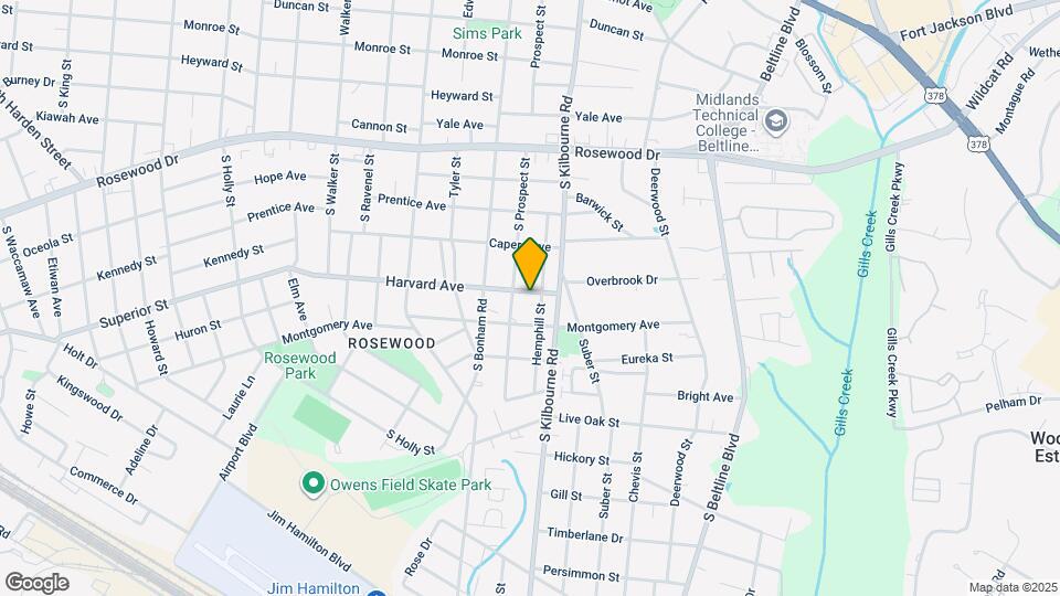 3708 Harvard Ave Map and Location Details