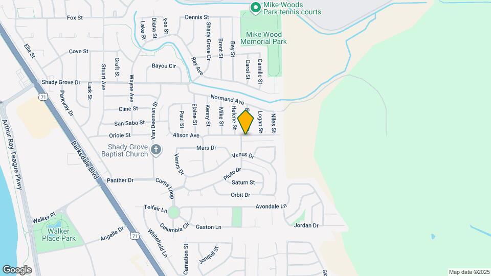 2018 Alison Ave Map and Location Details