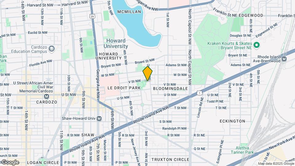 2016 2nd St NW Map and Location Details