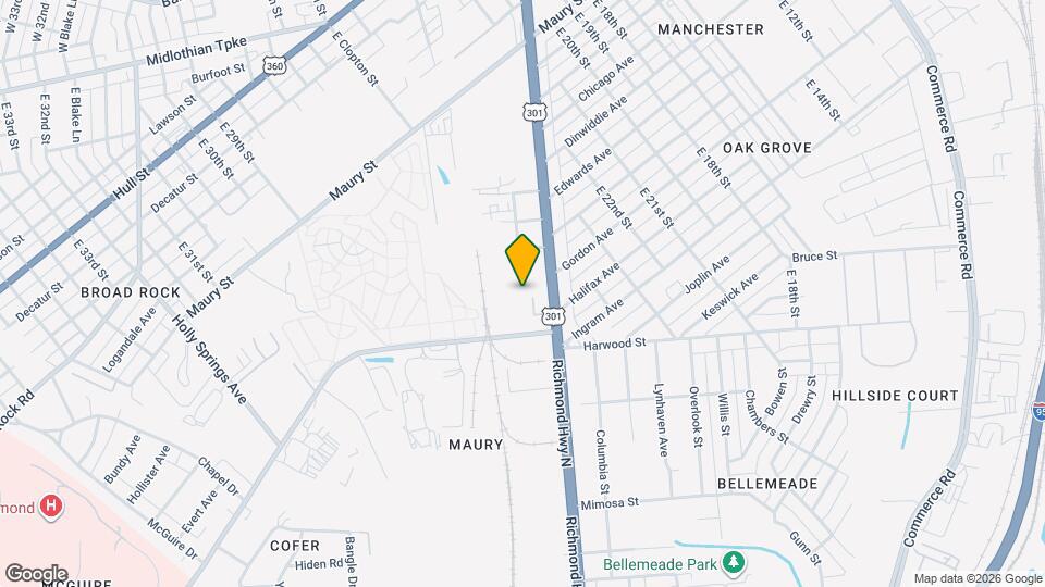 1100 Richmond Hwy Map and Location Details