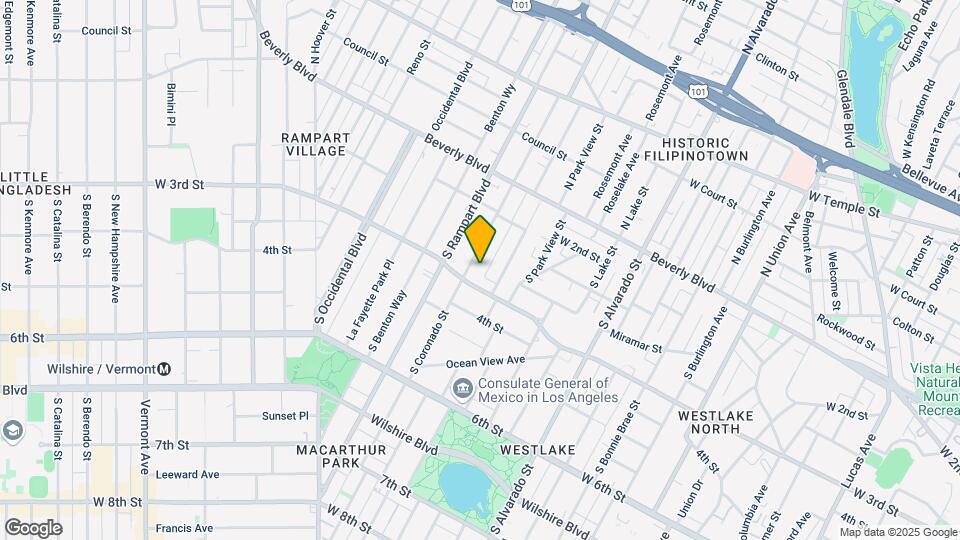 272 S Coronado St Map and Location Details
