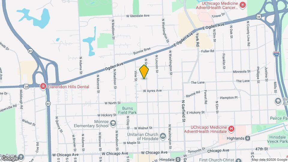 530 N Grant St Map and Location Details