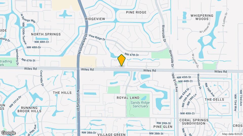 8801 Wiles Rd, Unit 303 Map and Location Details