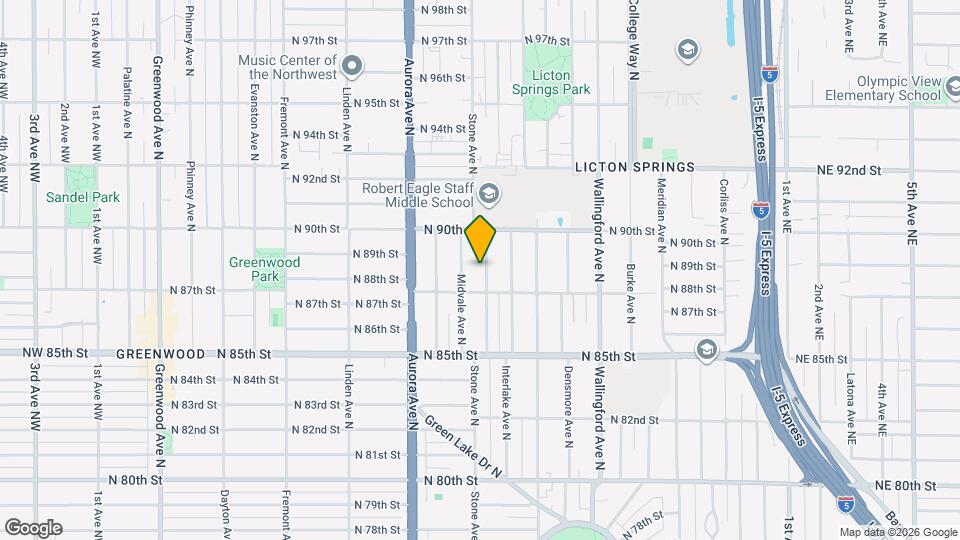 8821 Stone Ave N Mapa y Detalles de la Ubicación