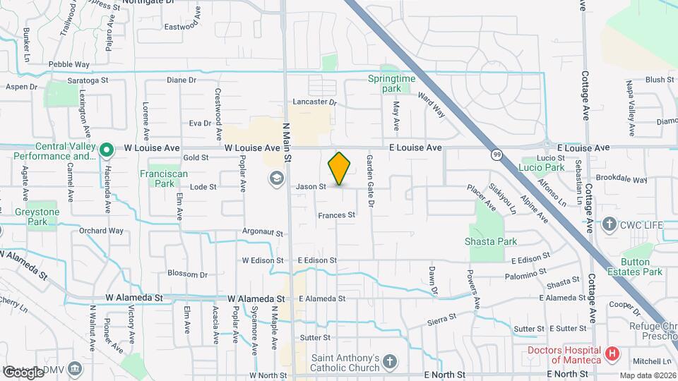 306 Jason St Map and Location Details