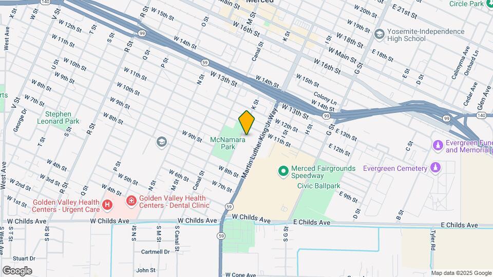 1002-1018 K St Mapa y Detalles de la Ubicación
